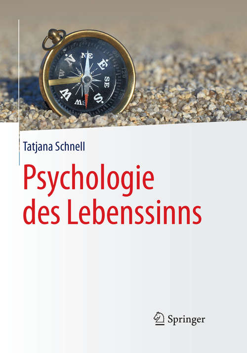 Book cover of Psychologie des Lebenssinns