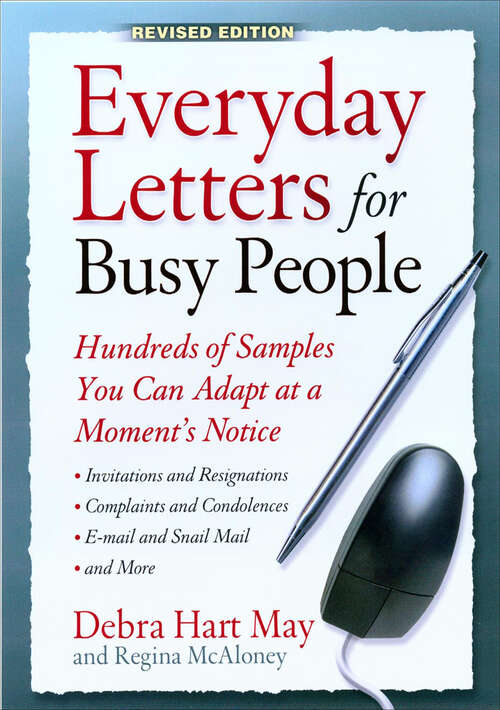 Book cover of Everyday Letters for Busy People: Hundreds Of Samples You Can Adapt At A Moment's Notice