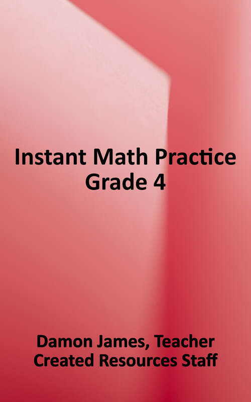 Book cover of Instant Math Practice Grade 4