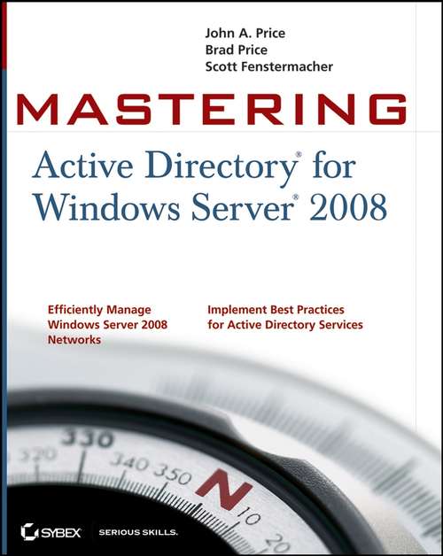 Book cover of Mastering Active Directory for Windows Server 2008