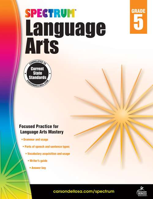 Book cover of Spectrum Language Arts, Grade 5 (Spectrum Series)