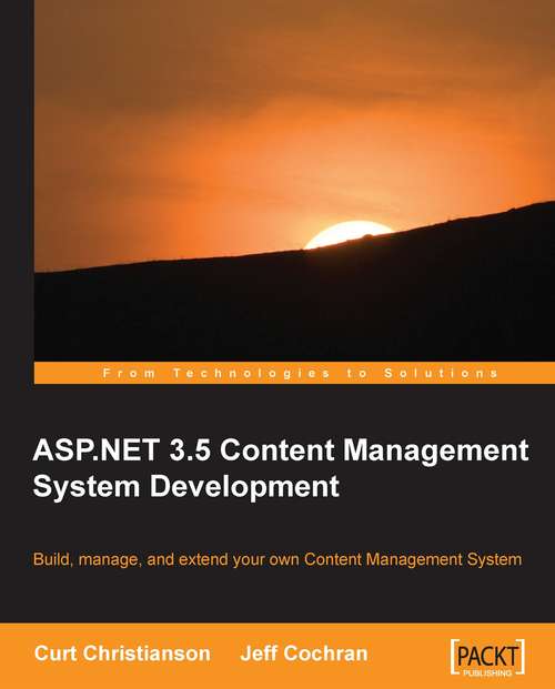 Book cover of ASP.NET 3.5 CMS Development