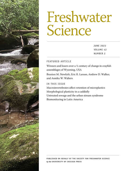 Book cover of Freshwater Science, volume 42 number 2 (June 2023)