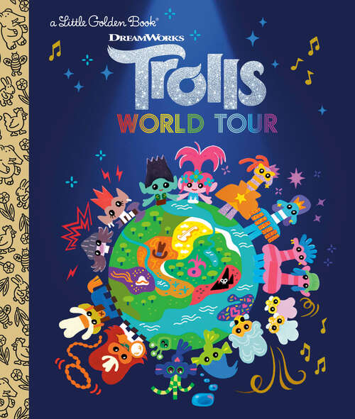 Book cover of Trolls World Tour Little Golden Book (Little Golden Book)