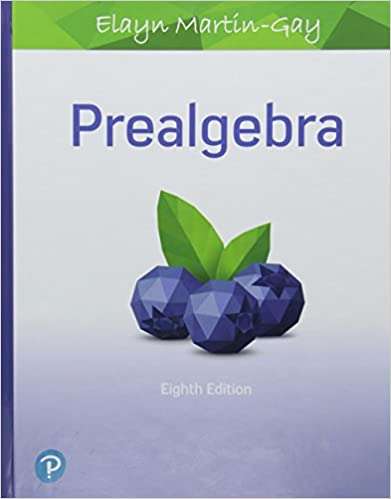 Book cover of Prealgebra (Eighth Edition)