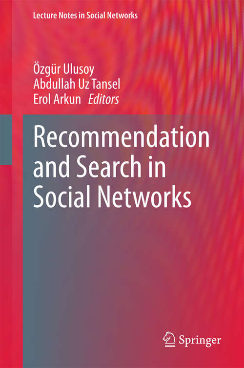 Book cover of Recommendation and Search in Social Networks
