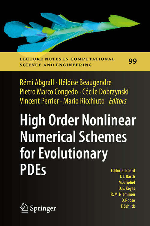 Book cover of High Order Nonlinear Numerical Schemes for Evolutionary PDEs