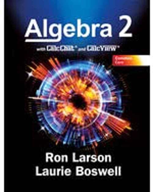 Book cover of Algebra 2 Common Core 2022