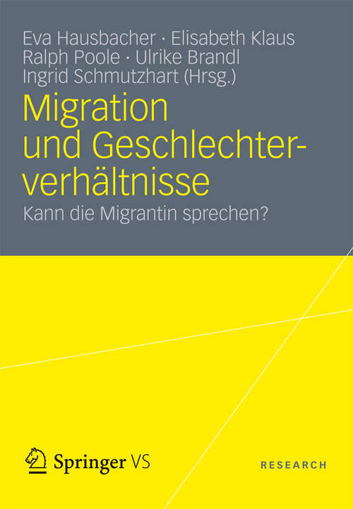 Book cover of Migration und Geschlechterverhältnisse