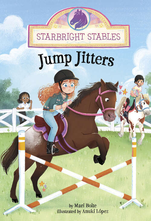 Book cover of Jump Jitters (Starbright Stables Ser.)