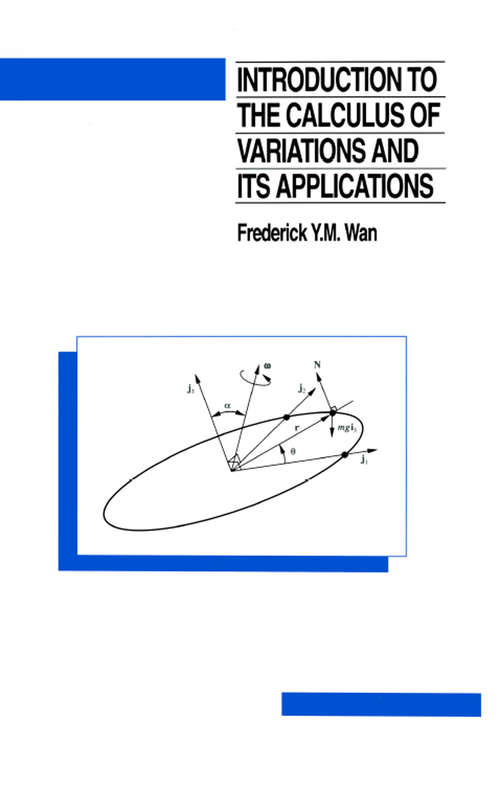 Book cover of Introduction To The Calculus of Variations And Its Applications (2)