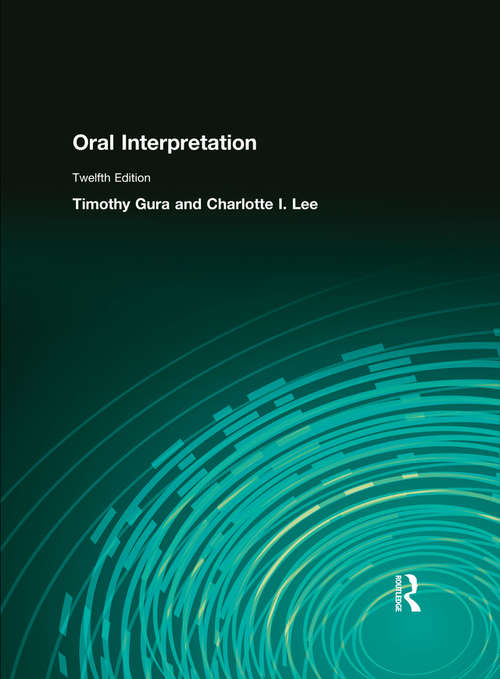 Book cover of Oral Interpretation (Mysearchlab Series 15% Off Ser.)