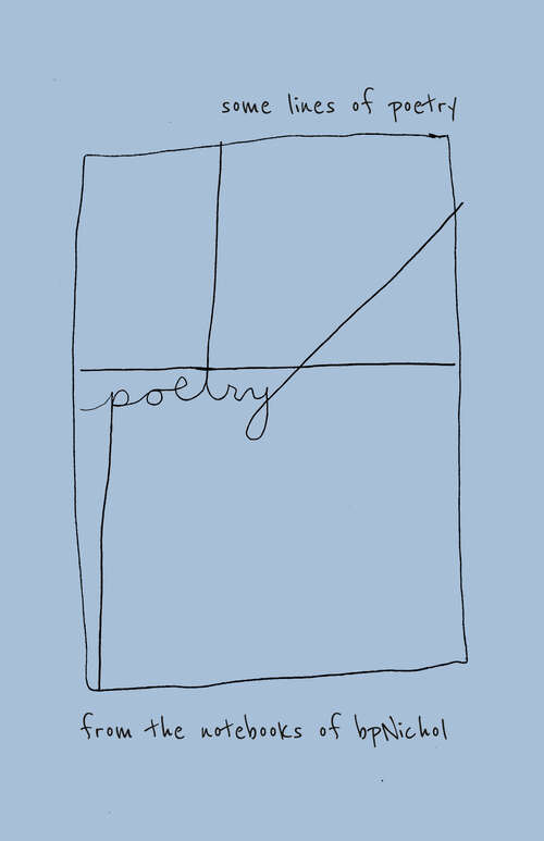 Book cover of Some Lines of Poetry: From the Notebooks of bpNichol