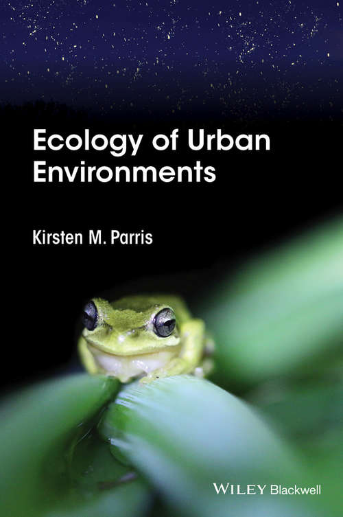 Book cover of Ecology of Urban Environments