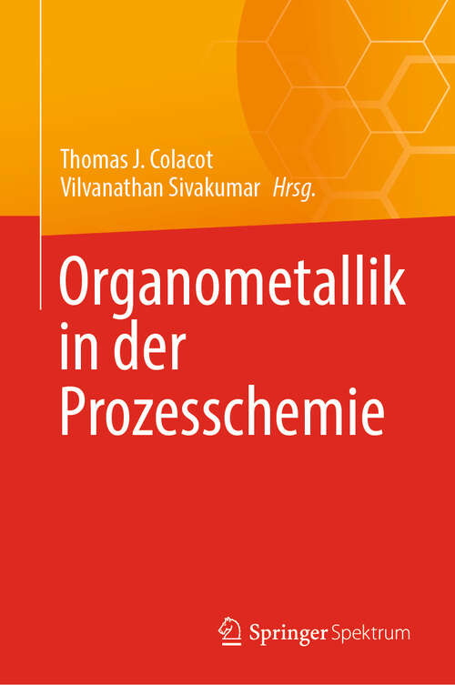 Book cover of Organometallik in der Prozesschemie (2024)