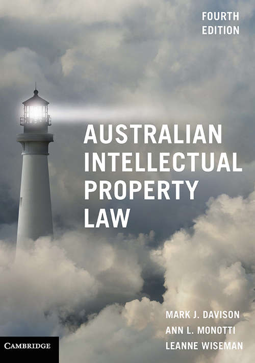 Book cover of Australian Intellectual Property Law (2)