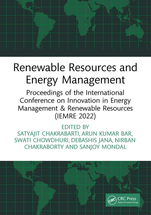 Book cover of Renewable Resources and Energy Management: Proceedings of the International Conference on Innovation in Energy Management & Renewable Resources (IEMRE 2022)