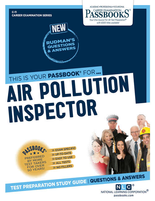 Book cover of Air Pollution Inspector: Passbooks Study Guide (Career Examination Series)