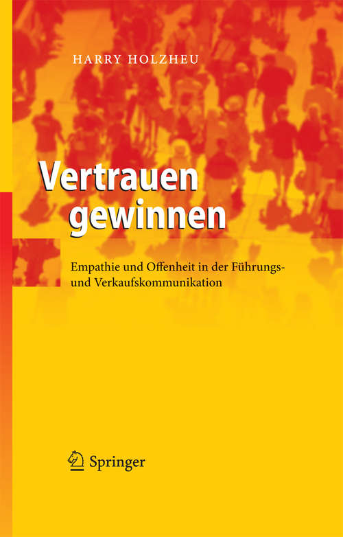 Book cover of Vertrauen gewinnen