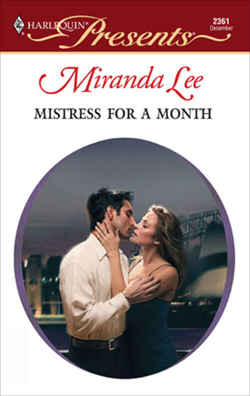 Book cover of Mistress for a Month (Three Rich Men #1)