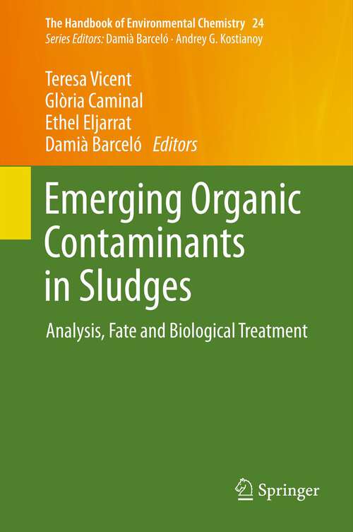 Book cover of Emerging Organic Contaminants in Sludges