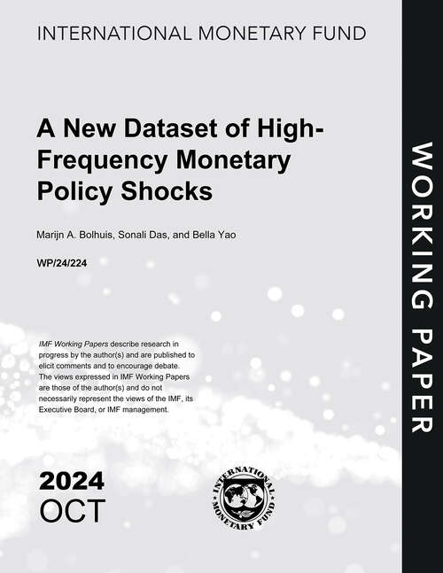 Book cover of A New Dataset of High-Frequency Monetary Policy Shocks