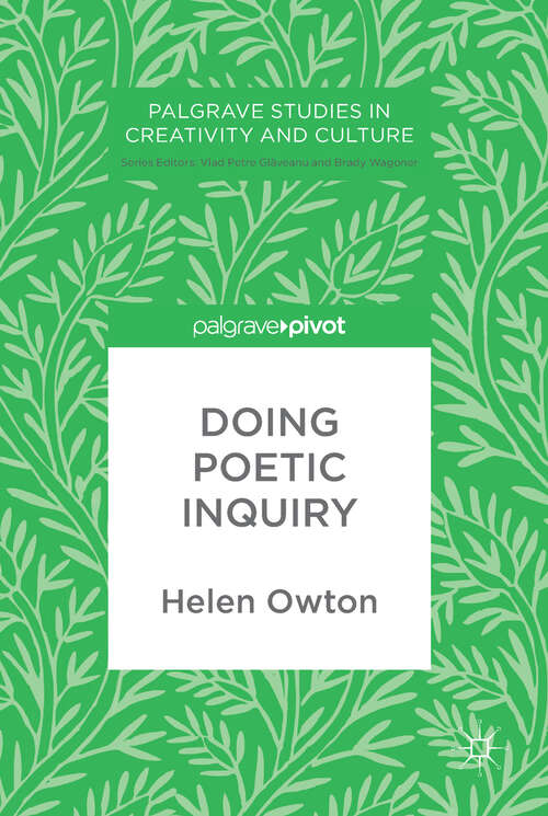 Book cover of Doing Poetic Inquiry