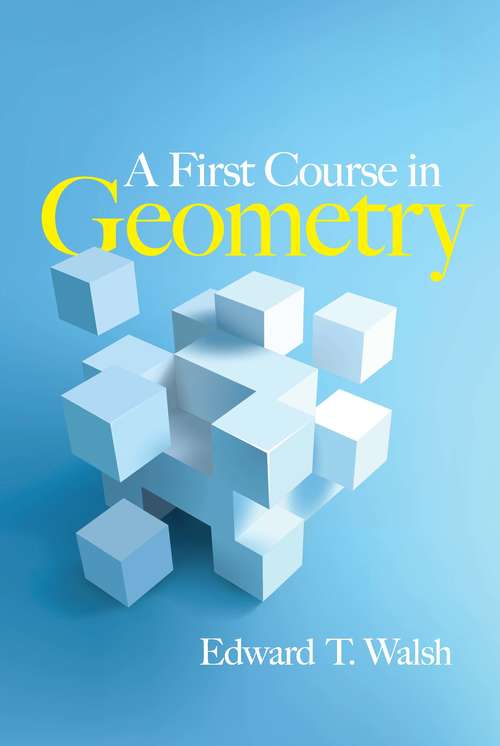 Book cover of A First Course in Geometry (Dover Books on Mathematics)