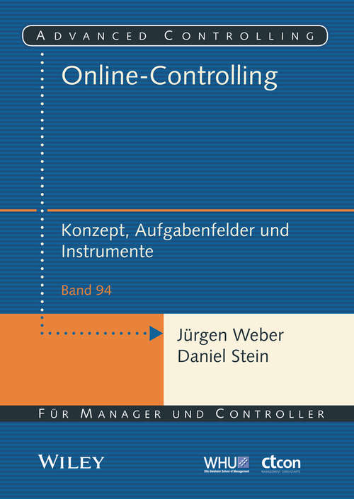 Book cover of Online-Controlling: Konzept, Aufgabenfelder und Instrumente (Advanced Controlling)