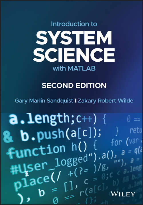 Book cover of Introduction to System Science with MATLAB (2)