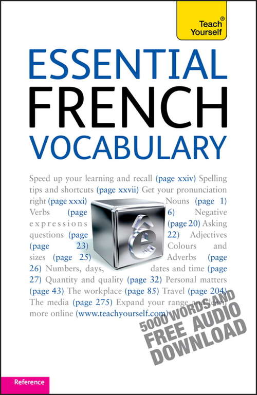 Book cover of Essential French Vocabulary: Teach Yourself