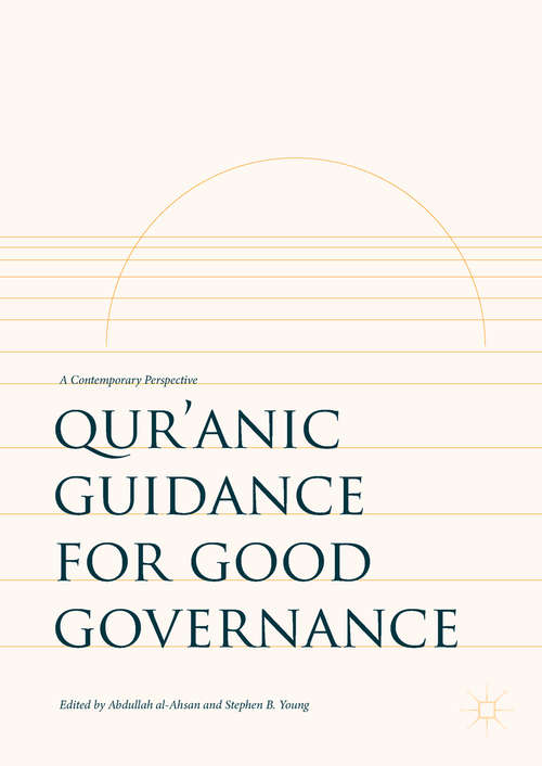 Book cover of Qur’anic Guidance for Good Governance