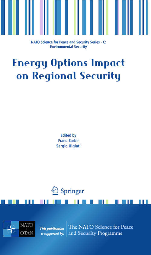 Book cover of Energy Options Impact on Regional Security