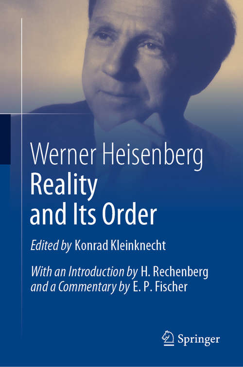 Book cover of Reality and Its Order (1st ed. 2019)