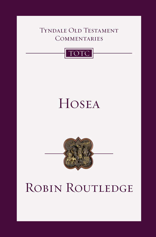 Book cover of Hosea: An Introduction and Commentary (Tyndale Old Testament Commentaries)
