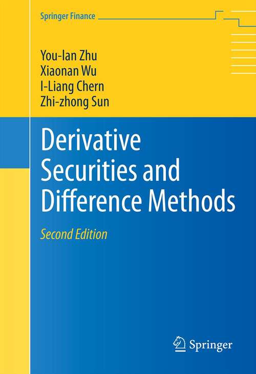Book cover of Derivative Securities and Difference Methods