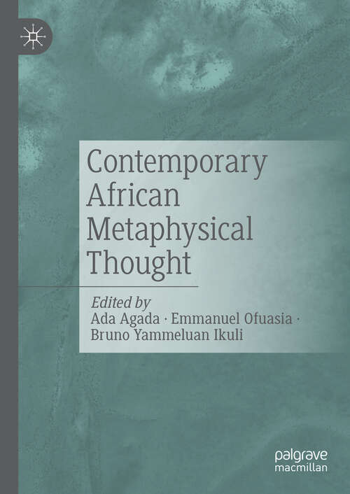 Book cover of Contemporary African Metaphysical Thought