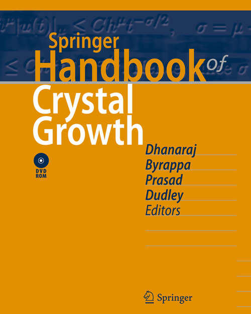 Book cover of Springer Handbook of Crystal Growth