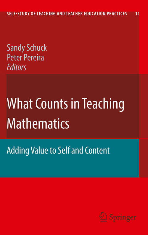 Book cover of What Counts in Teaching Mathematics
