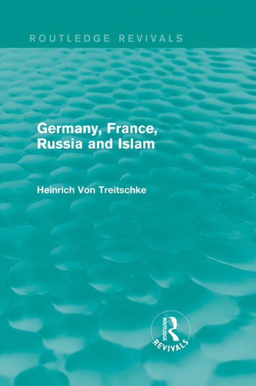 Book cover of Germany, France, Russia and Islam (Routledge Revivals)