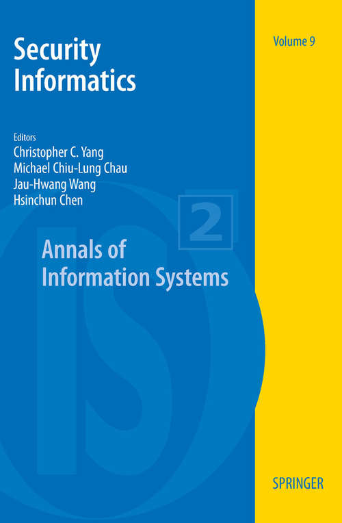 Book cover of Security Informatics