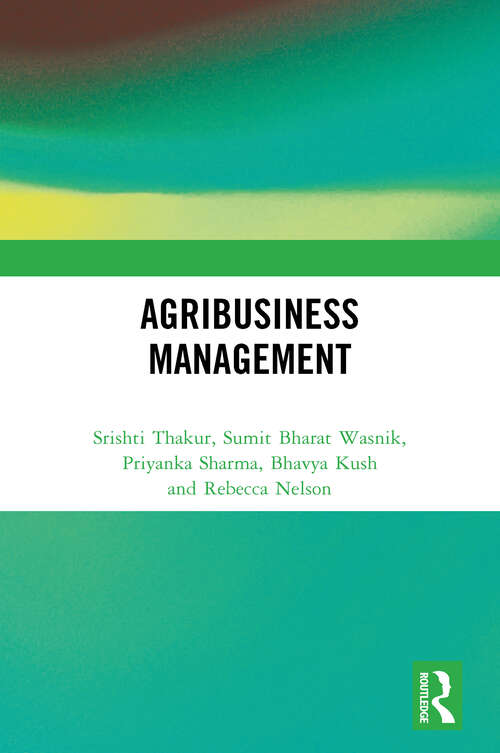 Book cover of Agribusiness Management