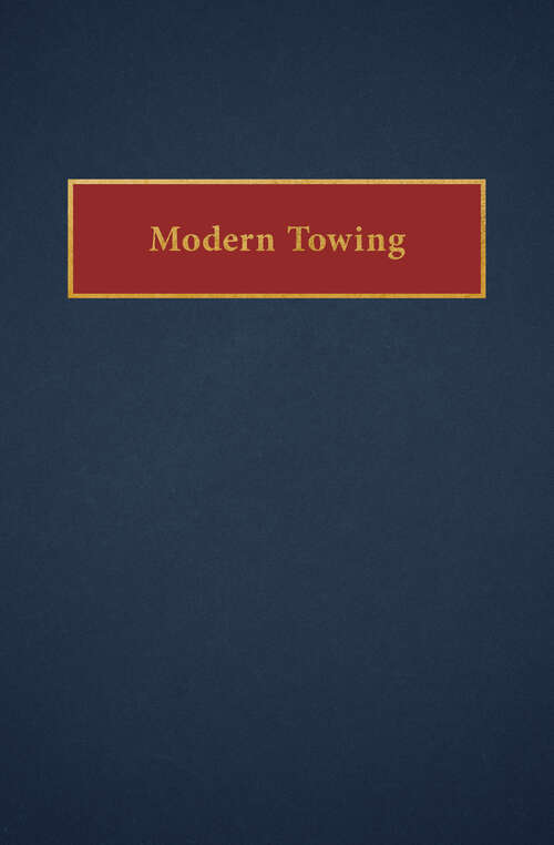 Book cover of Modern Towing