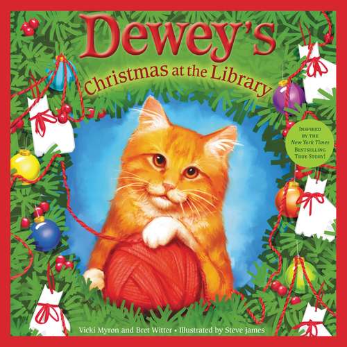 Book cover of Dewey's Christmas At the Library (Dewey)