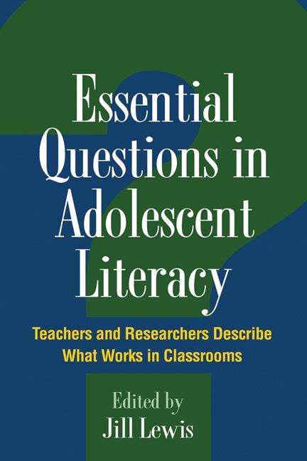 Book cover of Essential Questions in Adolescent Literacy
