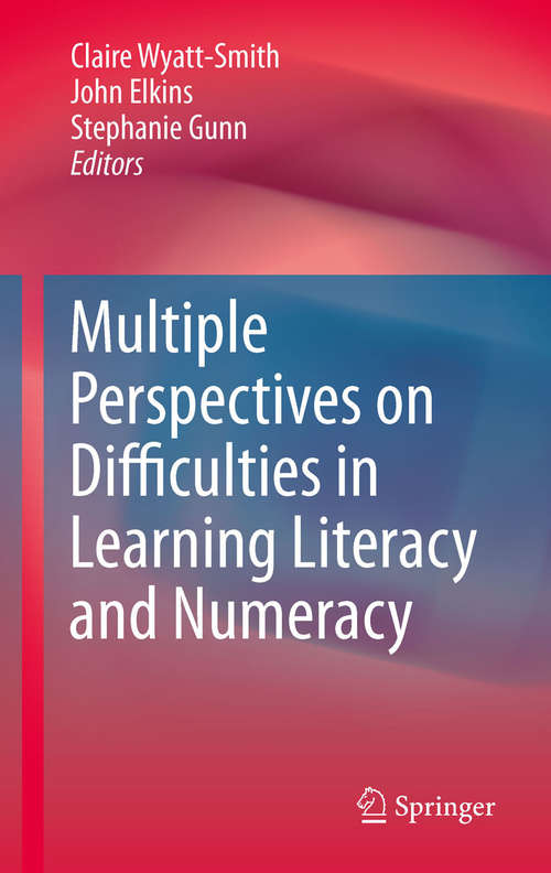 Book cover of Multiple Perspectives on Difficulties in Learning Literacy and Numeracy