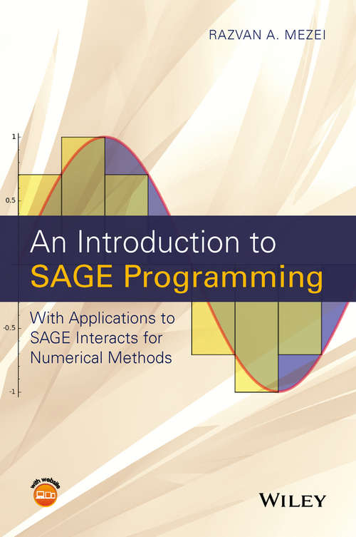 Book cover of An Introduction to SAGE Programming