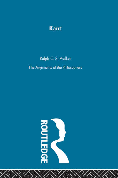 Book cover of Kant-Arg Philosophers
