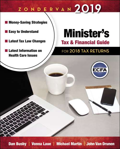 Book cover of Zondervan 2019 Minister's Tax and Financial Guide: For 2018 Tax Returns