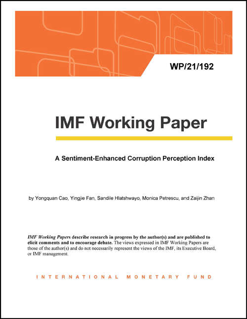 Book cover of IMF: Recent Economic Developments (Imf Working Papers: Imf Staff No. 97/107)